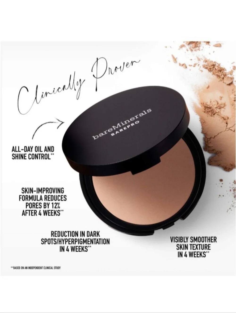 BAREMINERALS BAREPRO 24HR Skin-Perfecting Powder Foundation in Light 20 Cool